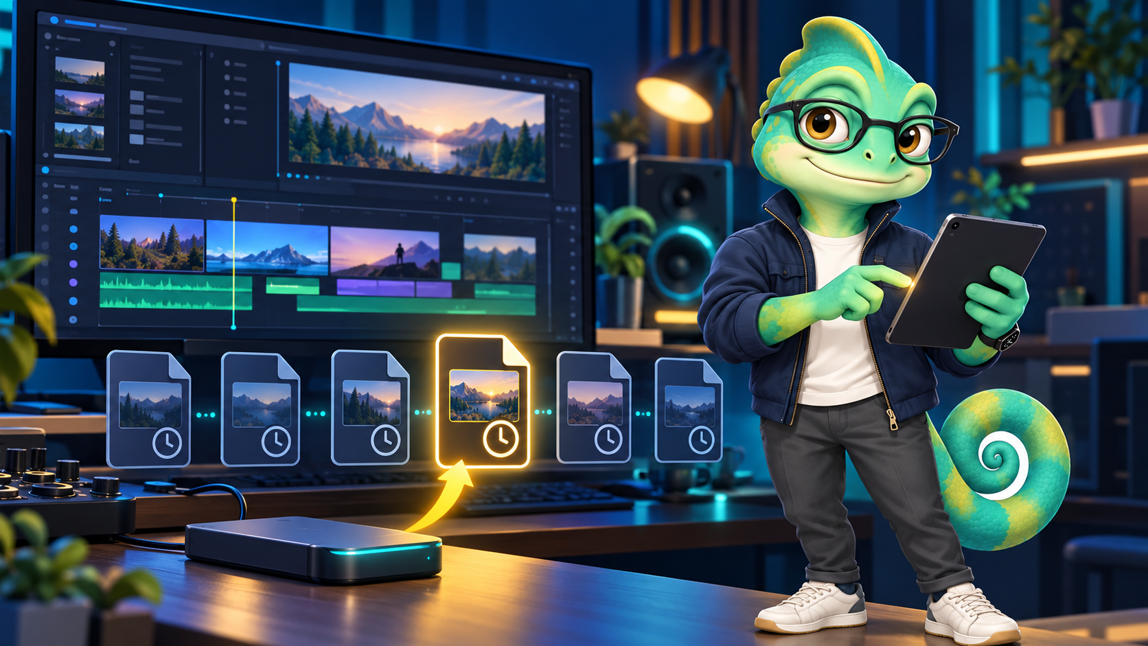 Premiere Proの自動保存ファイルから安全な版を復元するカメロ